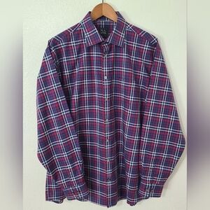 Jos. A. Bank Traveler Traditional Fit Large Long Sleeve Shirt